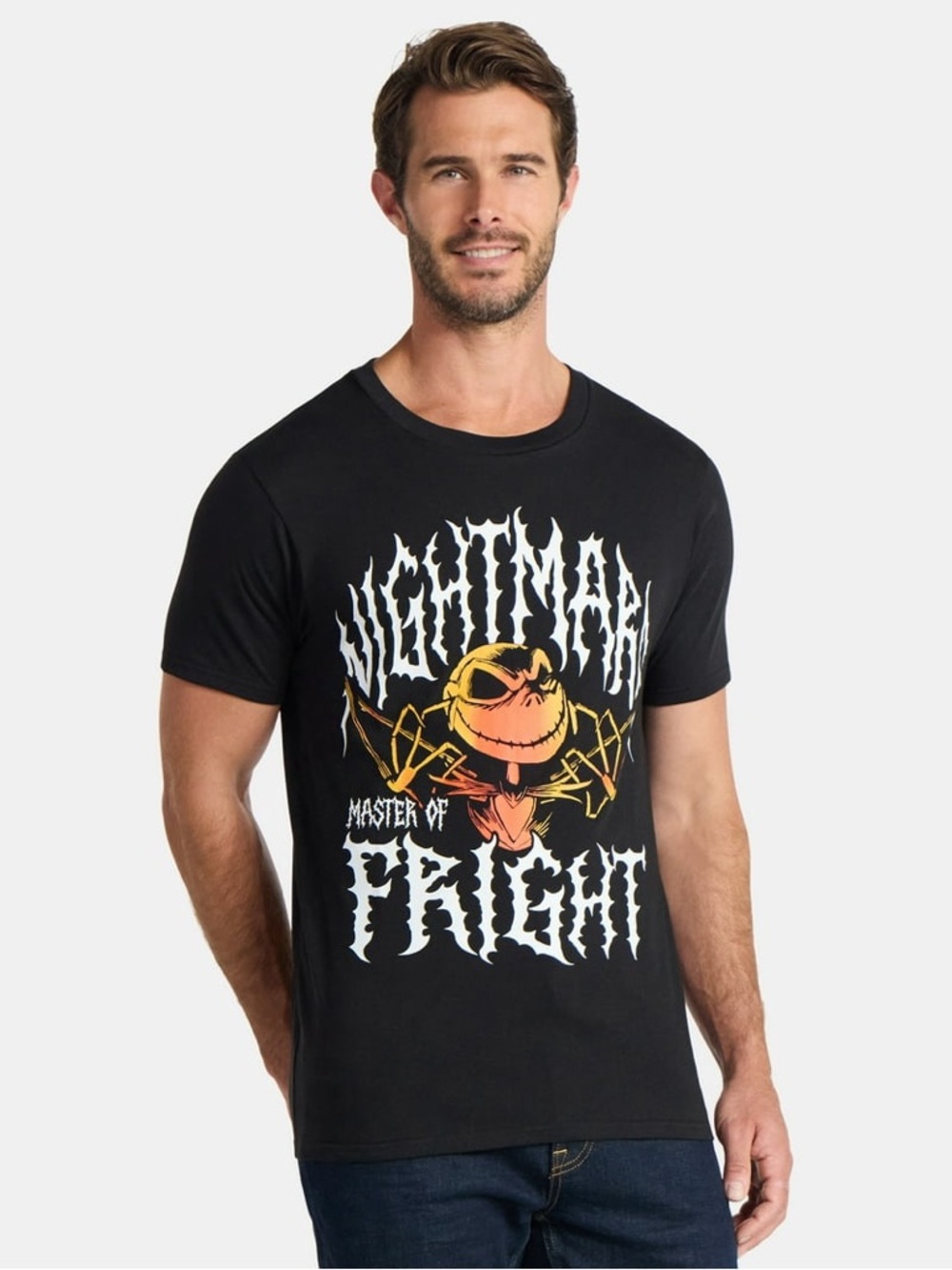 Black "Nightmare" Graphic Tee - Master of Fright